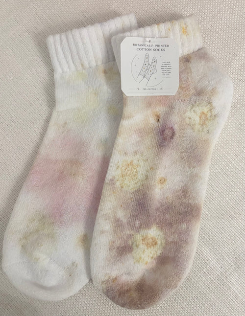 Flower Printed Organic Cotton Socks 🧦🌸