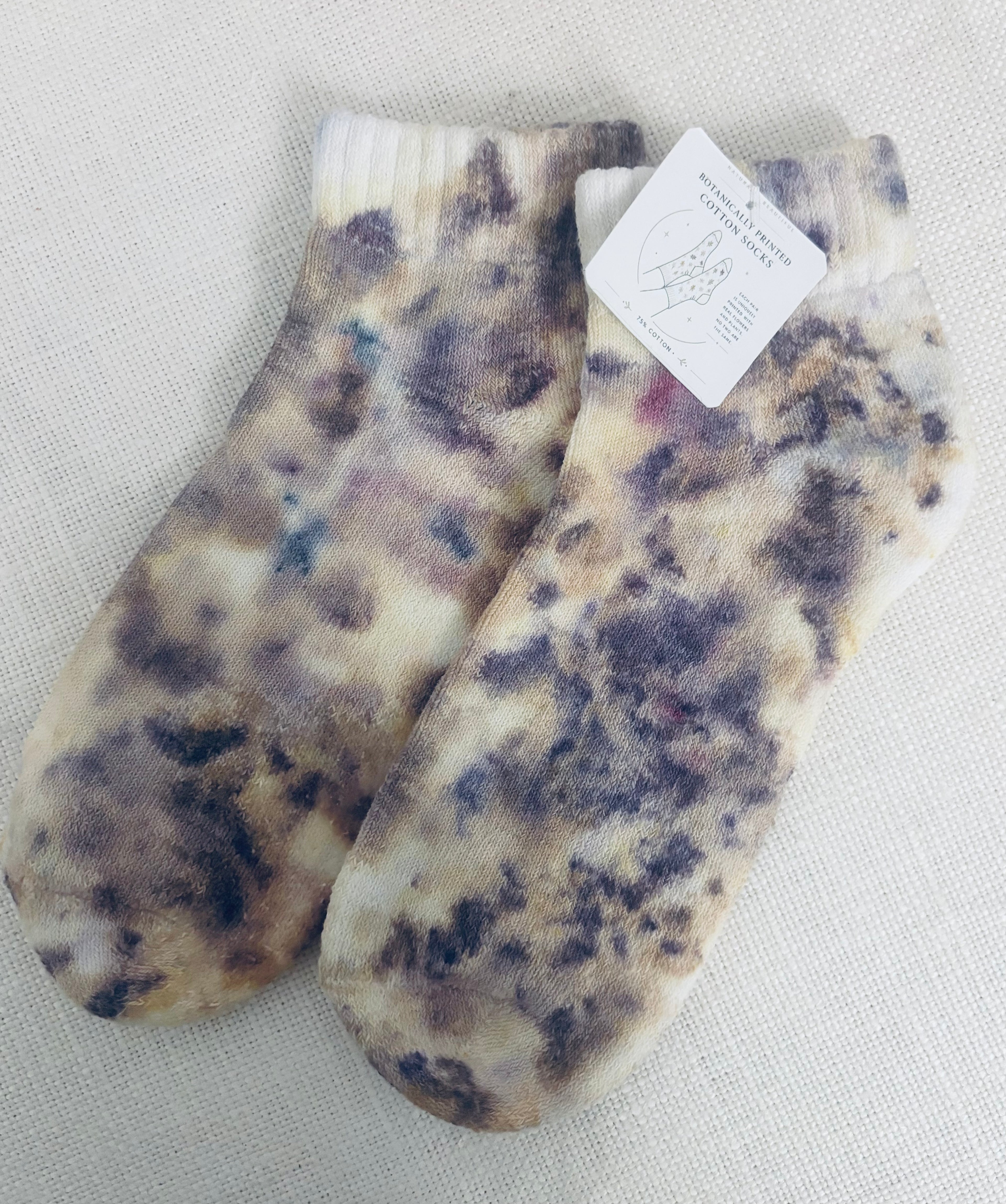 Flower Printed Organic Cotton Socks 🧦🌸